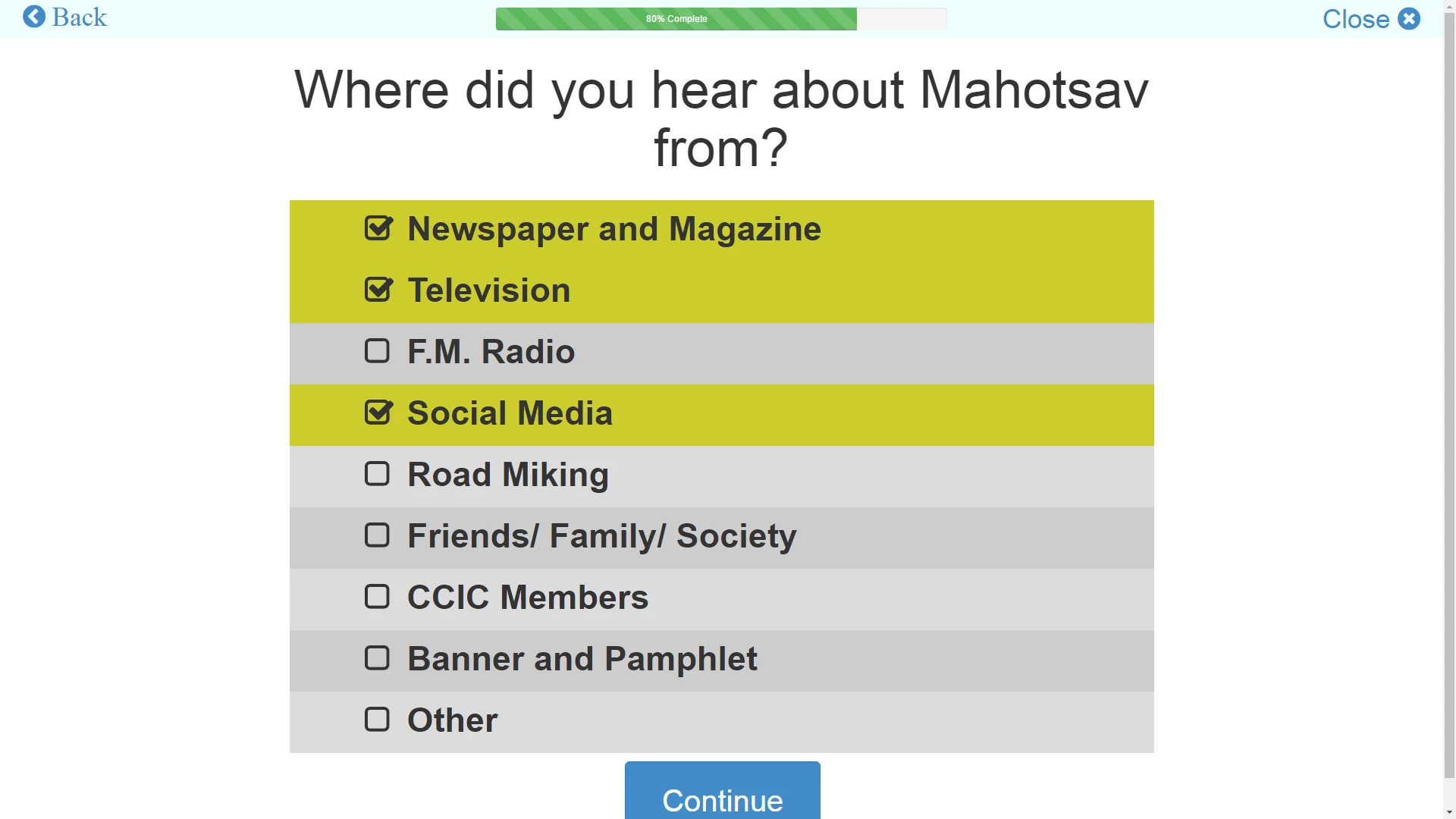 Survey System-Chitwan Mahotsav