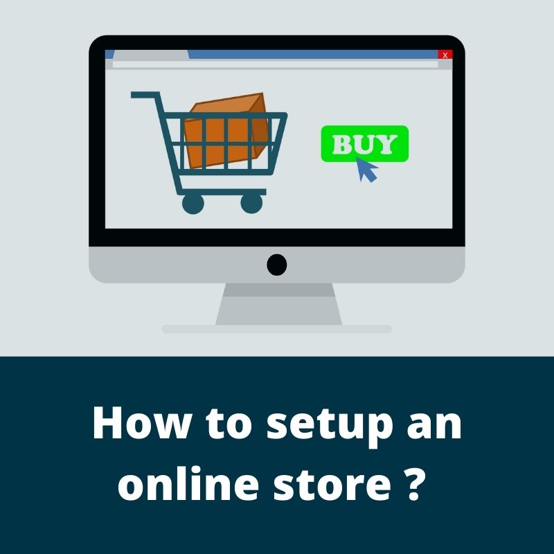 how to setup an online store